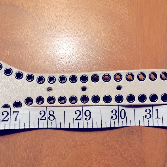 IRO Alior large studded white belt, worned only once - Picture 6 of 8